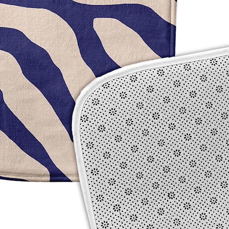Tapis de bain Flora and Fauna, L 21 po x L 34 po, Mauve