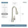 Moen Kiran One-handle High Arc Pulldown Kitchen Faucet with Power Clean