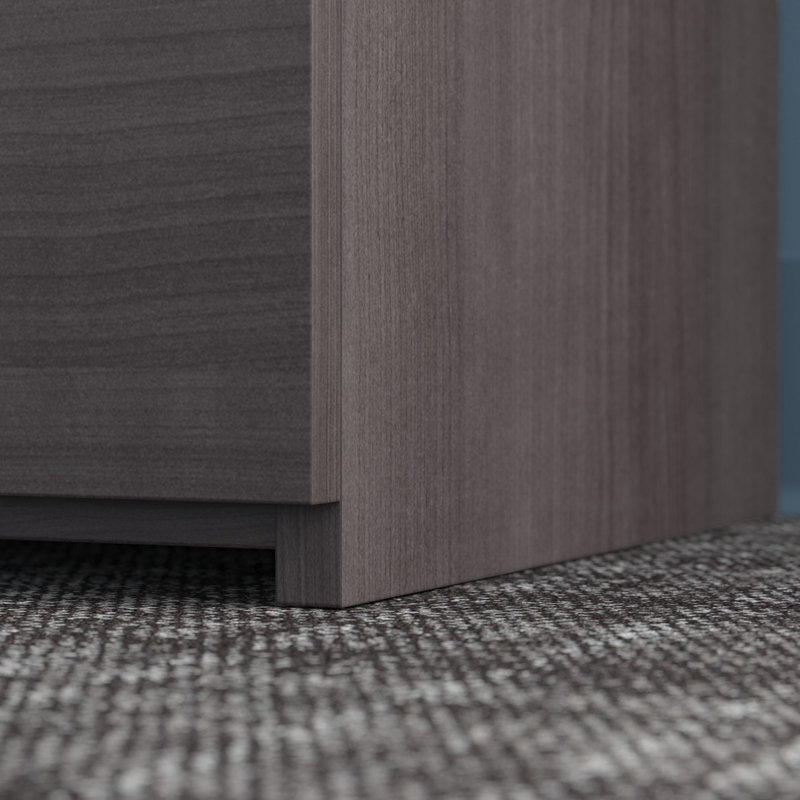 Office 500 Storage Bookcase, Storm Gray