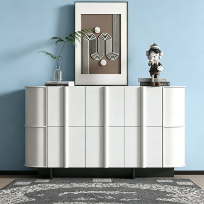 Buffet minimaliste de style italien de couleur unie