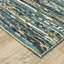 Tapis rayé délavé rayé bleu / multicolore Rayan-1816876379