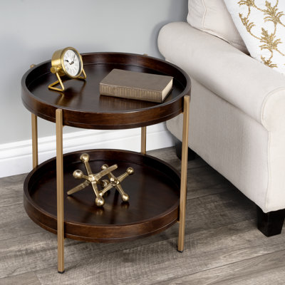 Table de bout avec rangement Inira
