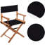 Housses de chaise de réalisateur noires Speranza