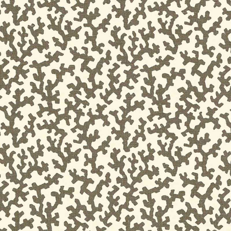 Tissu Schumacher x Veere Grenney, Brun Berber
