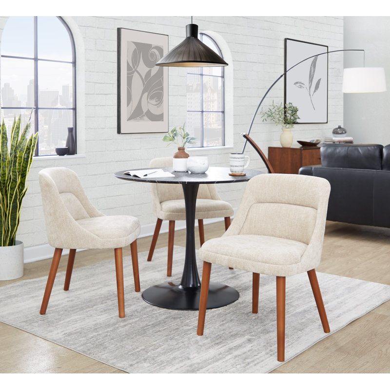Chaise Rina - ensemble de 2, Brun clair, Noyer