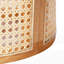 Table d'appoint en caoutchouc et bois massif