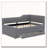 Upholstered Daybed with Trundle and Three Drawers-929314257-929314256