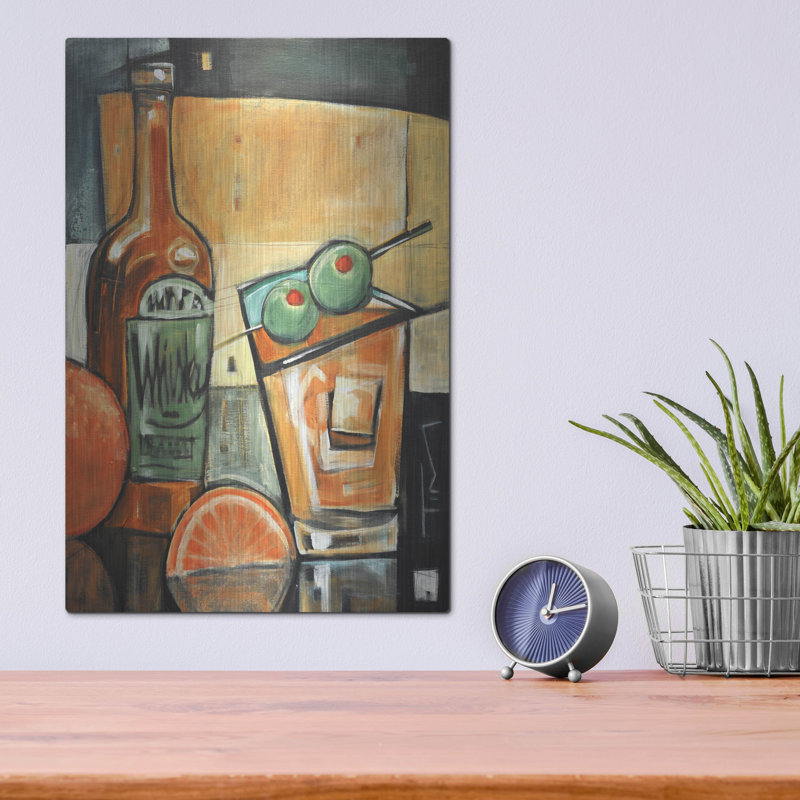 «Old Fashioned Sweet Olives» par Tim Nyberg, art mural en métal, 24 po x 36 po, H 16 po x l 12 po