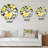 Lemon and Olive Branches I - Tropical wall clock-60329175