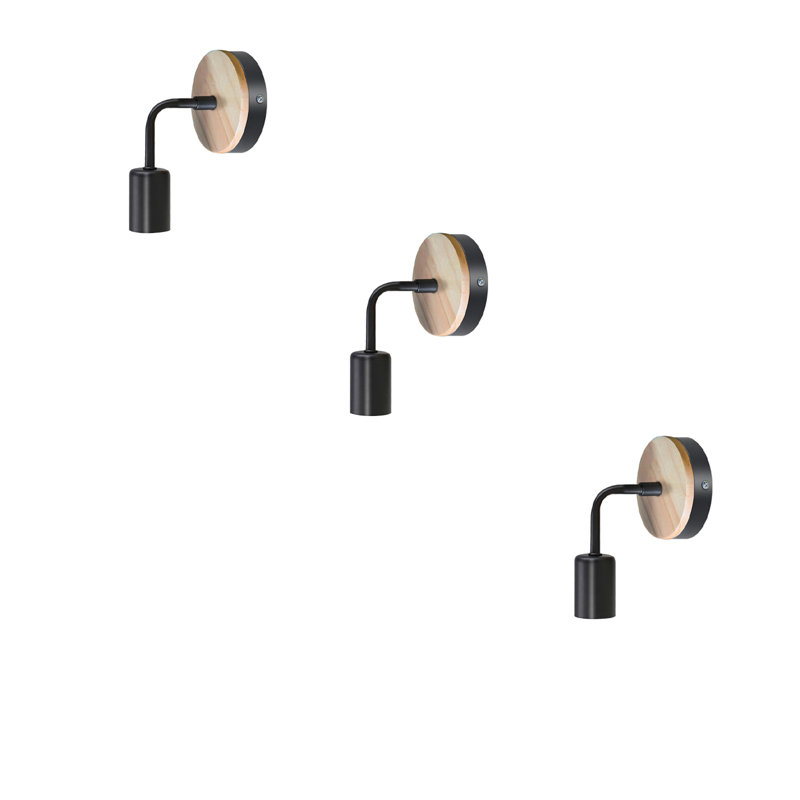 Friant Armed Sconce, Black, No