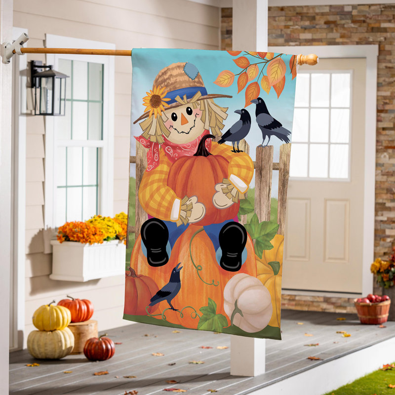 Drapeau de maison Friends & Scarecrow