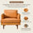 Miller 32" W Genuine Leather Armchair