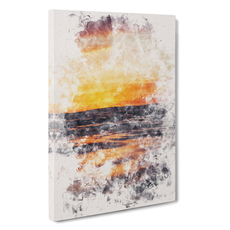Mood Of The Ocean - Wrapped Canvas Painting, 60cm H x 40cm W x 3cm D