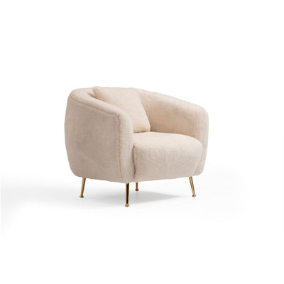 Fauteuil en polyester l 33,46 po Sirine