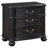 Atrice 3-drawer Nightstand Black