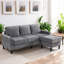 L-shaped Sofa Sectional With Usb, Cup Holder -88529948