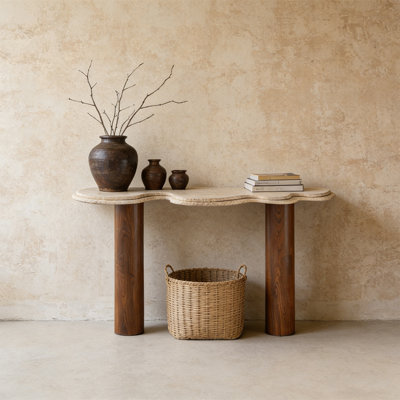 Retro Minimalist Console Table