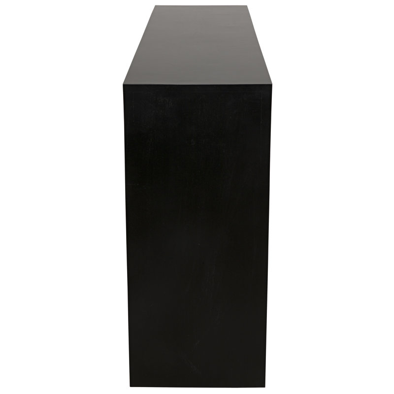 ArchBridge 59'' Hand-Rubbed Black Mahogany Console Table