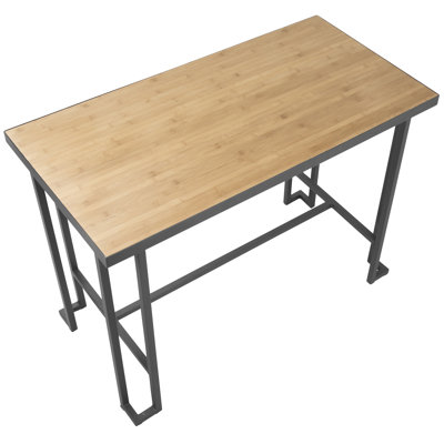 Table de salle à manger à tréteaux à hauteur de comptoir Vandervoort