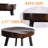 Counter Stool with Metal Frame