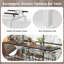 59" Long Rectangular Bar Table Set, MDF Iron Table & Velvet Bar Stools Black Metal Legs, Commercial & Residential Use