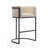Svala Upholstered Counter Stool with Metal Frame-150971120-150751843-264345681