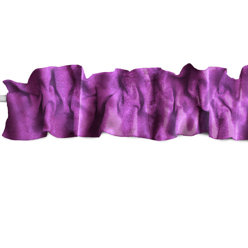 Tailored Window Valance, Fuchsia, 72" W x 7" L