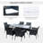 Kindred 6 Seater Dining Set with Cushions-1816807572