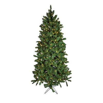 90' H Lighted Artificial Fir Christmas Tree