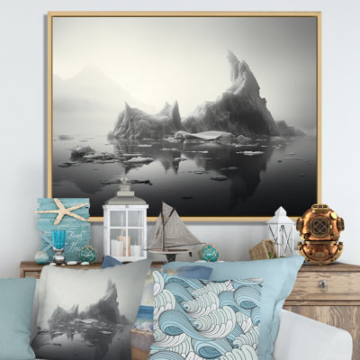" Grey Iceberg Frozen Serenity "