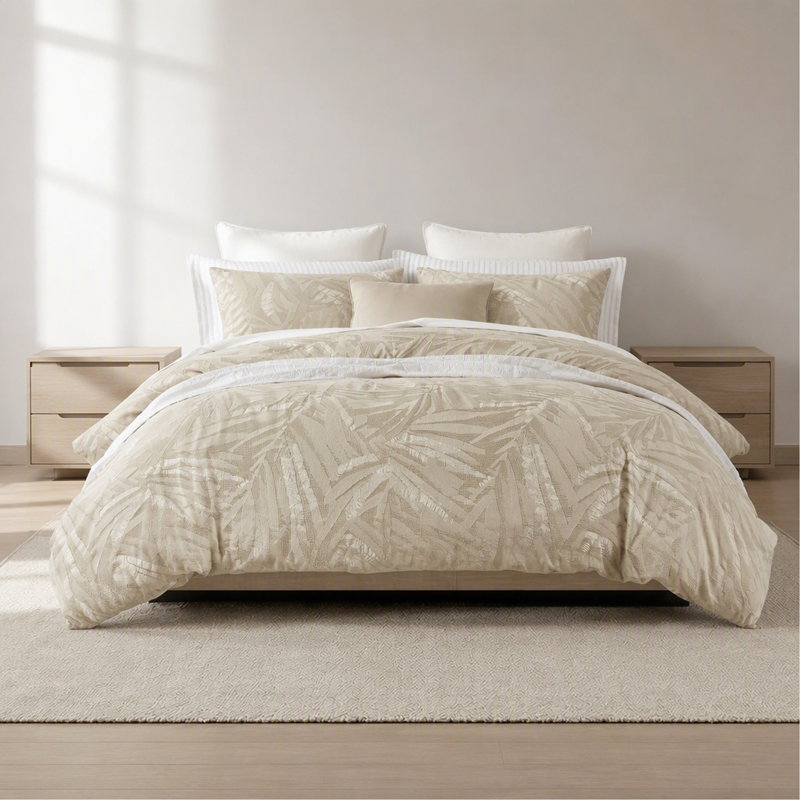 3 Pieces King Cotton Duvet Set,Linen