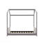 Lit simple en bois et velours, gris-130085328-130085329