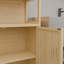 Armoire de salle de bain à double porte et grande capacité de 64 pouces de hauteur