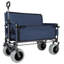Chariot pliant 3 en 1 avec siège de banc - capacité de 500 lb, pneus de plage de 9 po x 4 po pour le camping et la plage-122456821