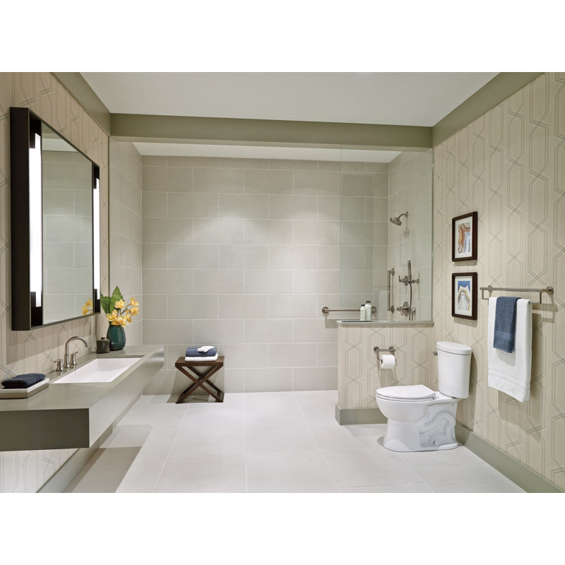 Barre à serviettes murale 24 "Bath Safety, Acier inoxydable Brilliance