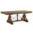 Extendable Trestle Dining Table With 4 Upholstered Side Chairs Upholstered Bench And Buffet-46134066