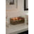 Robena Rectangle Unscented Candle with Metal Vessel