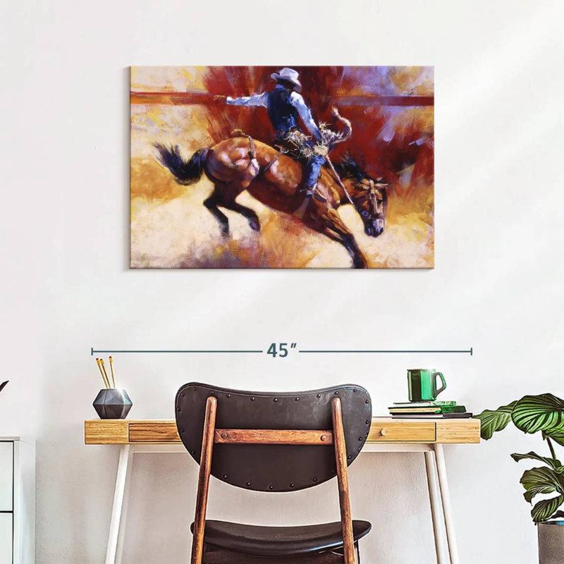 Sireci Yeehaw, 24" H x 36" W
