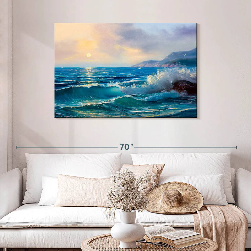 Gillard Morning Seascape, H 30 po x l 45 po