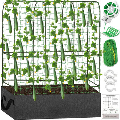 Garden Cucumber Trellis For Climbing Plants Outdoors
