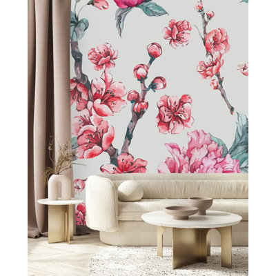 Peel & Stick Floral Wall Mural