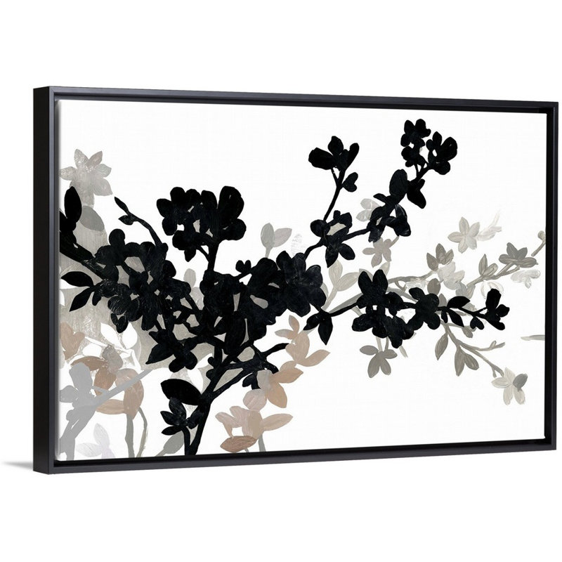 Reproduction d’art sur toile « Apple Bloom I », H 22 po x l 32 po x P 1,75po, Toile avec cadre flottant noir