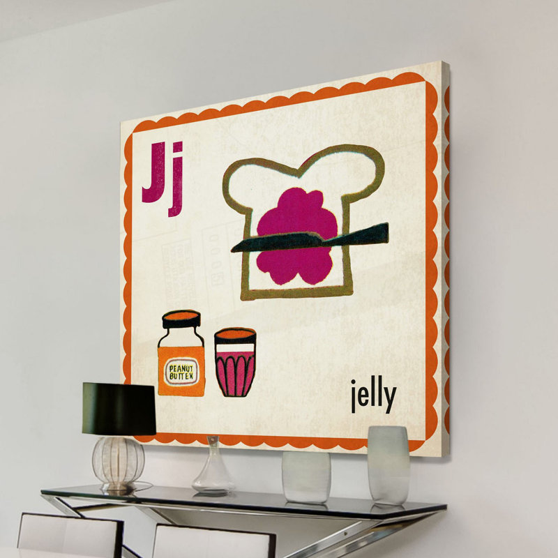 «Jelly», reproduction sur toile tendue, H 40 po x l 40 po x P 1,5 po