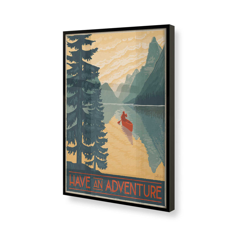 «Golden Hour Expedition», Cadre noir satiné, H 37 po x l 25 po