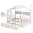 Asako Wooden Full Size House Bed With Trundle and Shlef