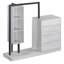 Armoire avec 4 tiroirs et 3 tablettes-1664694
