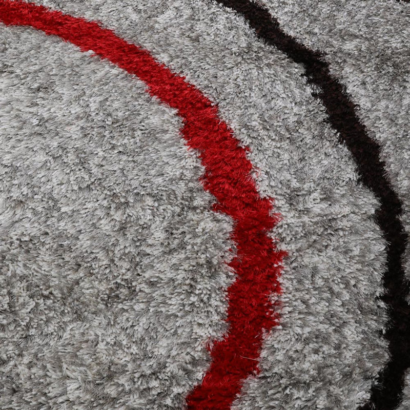 Manns Hand Tufted Shag Polyester Eco-Friendly Area Rugs - Rectangle, Multicolor, Contemporary Modern Design, High Pile Thick Handmade Anti Skid Area Rugs for Living Room, Bed Room