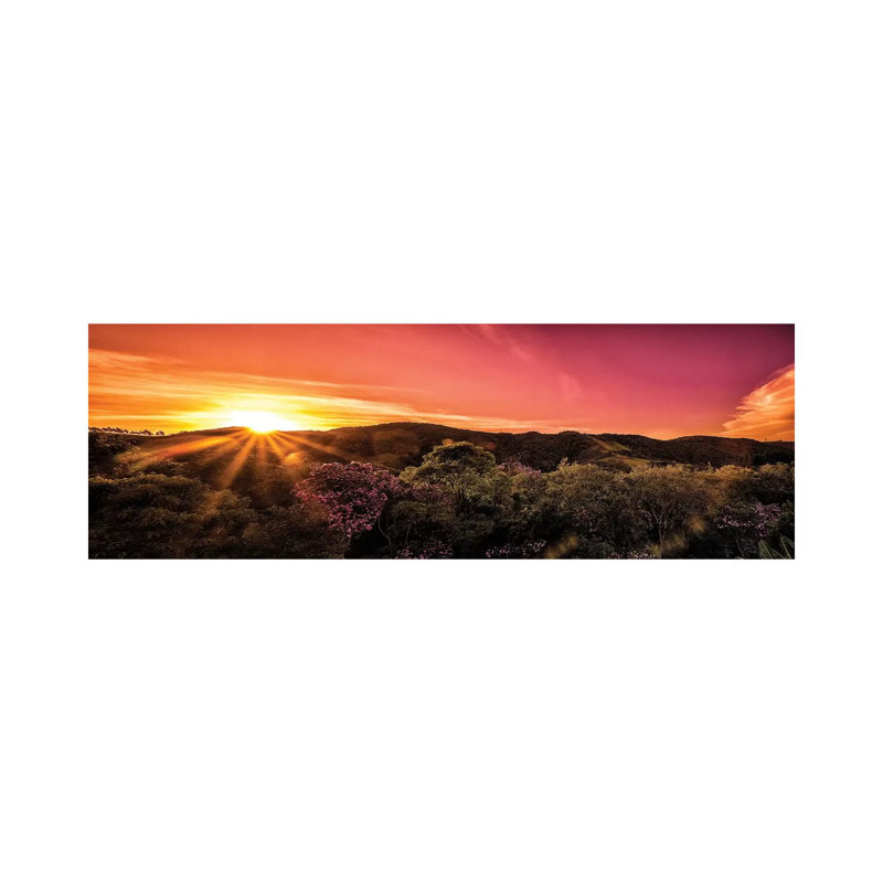 Tropical Forest IV 1 Piece Wrapped Canvas Panoramic Wall Art