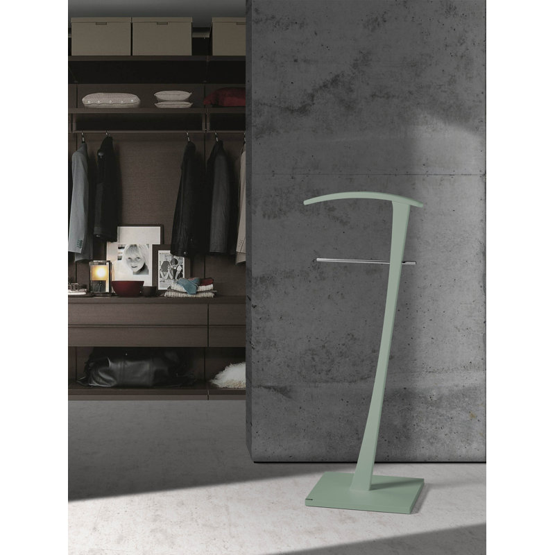 Rivero Freestanding Valet Stand, Green