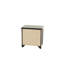 Table de chevet en chêne gris 23,61 po x 17,04 po 25,48 po, bois 24 po 17 po 25 po, fabrication de qualité